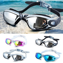 Load image into Gallery viewer, Electroplating UV Waterproof Anti fog Swimwear Eyewear Swim Diving Water Glasses Gafas Adjustable Swimming Goggles Women Men