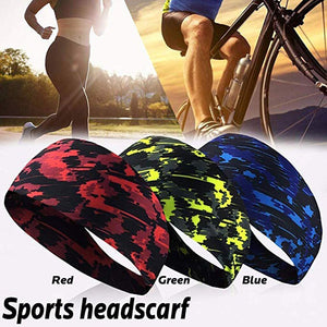 Unisex Sweat Wicking hair accessories headband haar accessoires Hair Bands for Sports Fitness Running Elastic HeadBand Z5