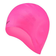 Load image into Gallery viewer, Adults Swimming Caps Men Women Long Hair Waterproof Swim Pool Cap Ear Protect Large Natacion Badmuts Silicone Diving Hat