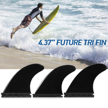 Load image into Gallery viewer, # 3 Packs 4.37&#39;&#39; Surfing Fin Set Surfboard Fins Sup Surfboard Paddle Board Future Fin Surfing Accessoires