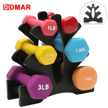 Load image into Gallery viewer, DMAR Dumbbells Rack Bracket Holder For Household For Fitness Home PVC Small Women Men Crossfit Body Building Exercise Equipment